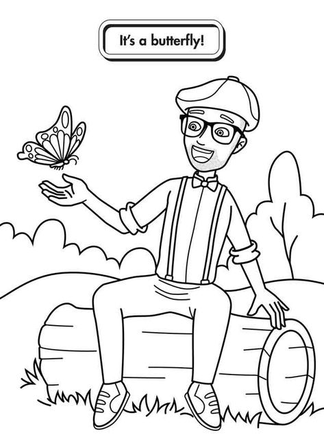 Blippi Coloring Pages - Best Coloring Pages For Kids Blippi Coloring Pages, Super Mario Coloring Pages, Blank Coloring Pages, Free Printable Coloring Sheets, Mario Coloring Pages, Bunny Coloring Pages, Coloring Page Ideas, Coloring Pages For Boys, Animal Coloring Books