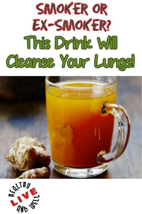 This is the way for you to detoxify your body and cleanse your lungs. This miraculous beverage is made of only three ingredients. #detox #cleanse Lung Cleanse, Lung Detox, Cleansing Drinks, Lung Health, Lemon Diet, Full Body Detox, Detox Juice Recipes, Natural Detox Drinks, Detox Waters