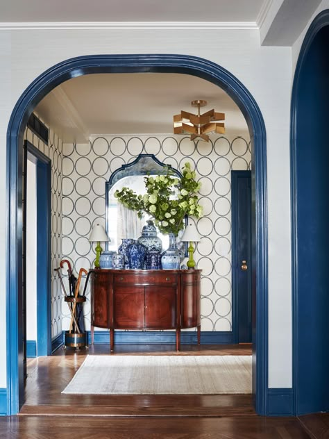 Benjamin Moore Paint Colors 2020, Benjamin Moore Bedroom Colors, Bedroom Colors Benjamin Moore, Balboa Mist Benjamin Moore, Hallway Wallpaper Ideas, Wallpaper Entryway, Benjamin Moore Balboa Mist, Benjamin Moore Bedroom, Wallpaper Hallway