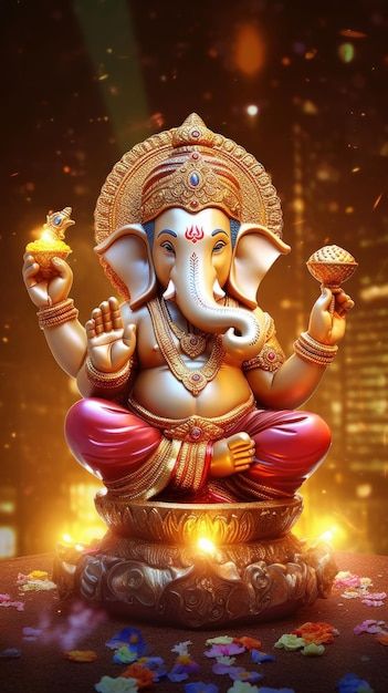 Lord ganesha full hd high resolution wit... | Premium Photo #Freepik #photo #indian-god #hindu-god #lord-ganesh #lord-ganesha High Contrast Portrait, Contrast Portrait, Ganpati Photo Hd, Photos Of Ganesha, Ganesh Ji Images, Ganpati Bappa Photo, Full Hd Pictures, Ganesh Lord, Shri Ganesh Images