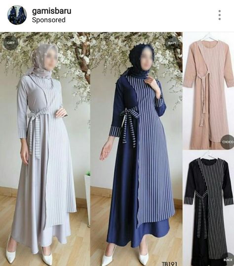 Moslem Fashion Dress Simple, Fashion Hijab Style, Mode Batik, Batik Kombinasi, Moslem Fashion, Model Gamis, Muslimah Dress, Muslim Women Fashion, Islamic Dress