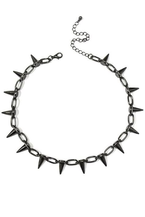 Spiked Necklace, Alt Jewelry, Spiked Choker, Emo Accessories, 90s Choker, Spiked Jewelry, Edgy Jewelry, Spike Necklace, Witching Hour