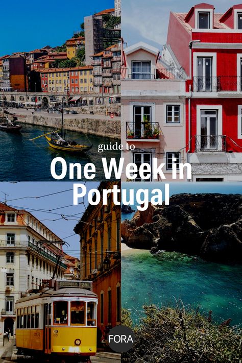 From its rich history to its stunning natural beauty, there are plenty of reasons why you should consider spending a week in the beautiful country of Portugal. Dive into its rich culture and get the most out of your 7-day stay with this week long itinerary for Portugal. Find out how to pay the same (no, really!) and get WAY more when you have a Fora advisor plan your trip to Portugal at foratravel.com. Portugal 7 Day Itinerary, Portugal Itinerary 1 Week, Portugal Travel Itinerary, Travel Agent Career, 7 Day Itinerary, Things To Do In Portugal, Portugal Itinerary, Trip To Portugal, Romantic Cabin