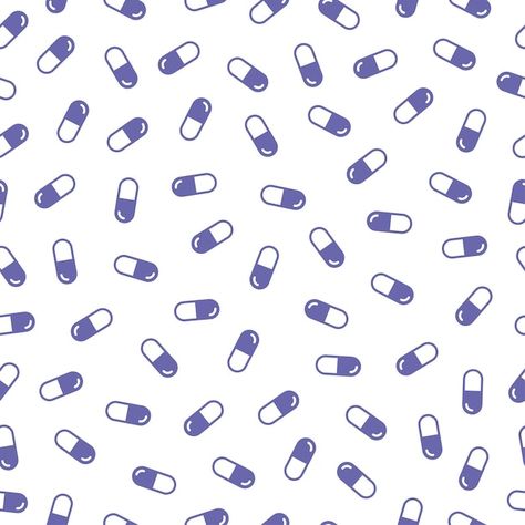 Pill Background, Very Peri Color, Sublimation Ideas Projects Inspiration, Sublimation Ideas, Very Peri, Screen Savers, Vector Photo, Pharmacy, Seamless Pattern