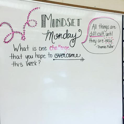 Let's do this Monday!.!.!#miss5thswhiteboard #teachersofinstagram #iteach7th #iteachtoo Huddle Board, White Board Ideas, Whiteboard Prompts, Morning Writing, Mindset Monday, Whiteboard Ideas, Classroom Whiteboard, Whiteboard Messages, Daily Questions