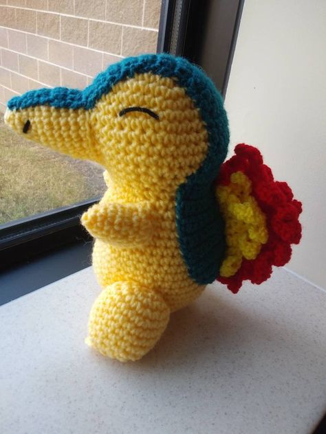 Cyndaquil!   #crochet #pokemon Cyndaquil Crochet, Crochet Pokemon, Dinosaur Stuffed Animal, Pokemon, Handmade Gift, Toys, Crochet, Handmade Gifts, Unique Jewelry