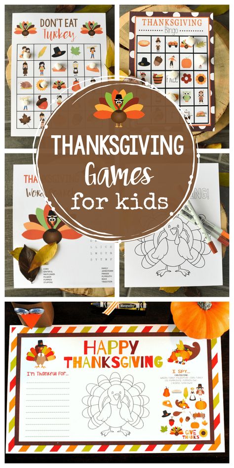 Free Printable Thanksgiving Games, Printable Thanksgiving Games, Thanksgiving Games For Adults, Free Printable Thanksgiving, Thanksgiving Bingo, Thanksgiving Games For Kids, Thanksgiving School, Kids Thanksgiving, Free Games For Kids