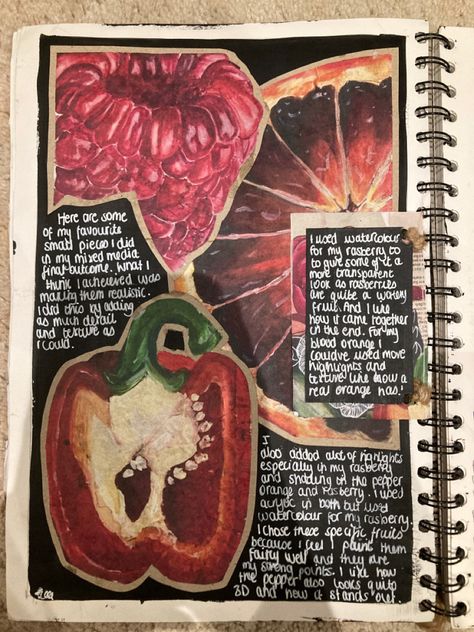 Art School Portfolio Sketchbook Pages, Artist Research Page Gcse Natural Forms, Nature Gcse Art Sketchbook Pages, Art Folio Inspiration, Title Page Ideas Art, Art Folio Design Ideas, Distortion Art Gcse Sketchbook, Natural Form Drawings, Gcse Art Ideas Page