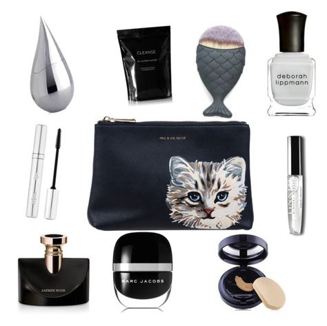 "Makeup bag" by goals-4 on Polyvore featuring Paul & Joe Sister, La Prairie, Deborah Lippmann, Zelens, Cleanse by Lauren Napier, Bulgari, Marc Jacobs and EstÃ©e Lauder La Prairie, Paul And Joe, Paul & Joe, Deborah Lippmann, Beauty Wellness, Marc Jacobs, Makeup Bag, Polyvore, Makeup