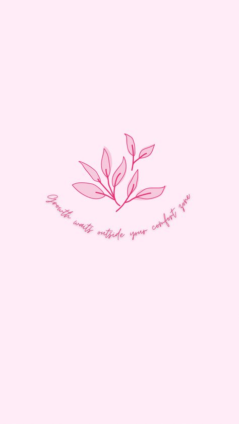 growth mindset wallpaper, pink wallpaper, growth quotes, comfort zone qoute, elegant pink, phone background Qoute Wallpaper Lock Screen, Pink Qoute Background, Growth Mindset Wallpaper, Growth Wallpaper Aesthetic, Mindset Wallpaper Iphone, Pink Motivational Wallpaper, Wallpaper Growth, Growth Wallpaper, Quotes Comfort