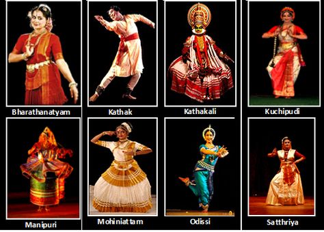 Classical dances of India – Compiled by Aarthy Natarajan & Indira ... Indian Classical Dancer, Bharatanatyam Poses, Kathak Dance, Dance Of India, Indian Culture And Tradition, Indian Classical Music, Indian Classical Dance, Dance Images, Types Of Dancing