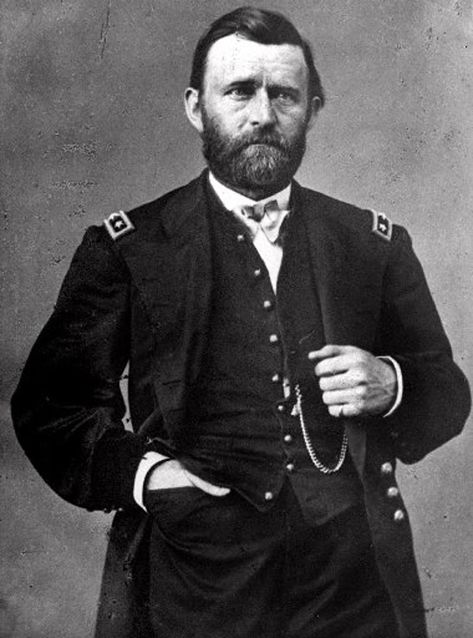 American History Photos, Ulysses Grant, Ulysses S Grant, Vector Portrait, History Photos, Us Presidents, American History, Lincoln, Photographic Print