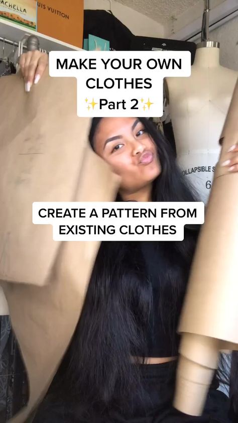 Self Made Clothes Diy, How To Sew A Shirt For Beginners, How To Take In A Shirt, Trift Flip Clothes Diy, How To Make Your Own Clothes, How To Sow Clothes, Easy Top Patterns To Sew, Handmade Clothes Diy, Redesign Clothes Diy