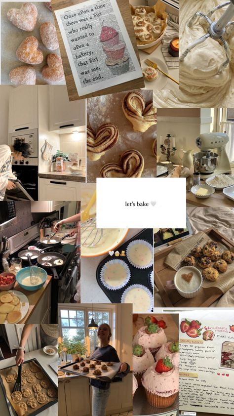 Pastry Display Ideas Home, Baker Vision Board, Vision Board Bakery, Baking Set Up Aesthetic, Professional Baker Aesthetic, Bakery Mood Board, Bakery Asthetic Picture, Baker Astethic, Baker Aesthetic Wallpaper