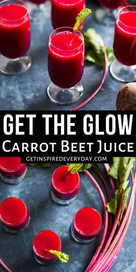 Carrot Juice Recipe, Beet Juice Recipe, Fresh Juice Recipes, Ikaria Juice, Healthy Juice Drinks, Wellness Shots, Juicer Recipes, Beet Juice, Ginger Juice