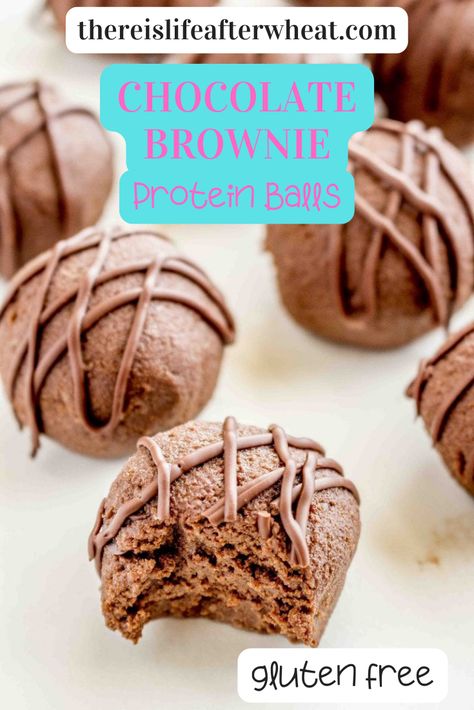 Brownie Protein Balls, Chocolate Energy Balls, Grain Free Brownies, Chocolate Protein Balls, Dairy Free Protein, Protein Balls Recipes, Healthy Protein Snacks, Dessert Bites, Protein Bites