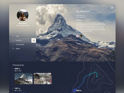 Mountain Guide Web service designed by Sonia Karioka for EPAM Design Lviv. Connect with them on Dribbble; the global community for designers and creative professionals. Medical Website Design, Travel Website Design, Interactive Web Design, Web Ideas, Website Design Inspiration Layout, Web Design Examples, Modern Website Design, Graphisches Design, Ui Design Website