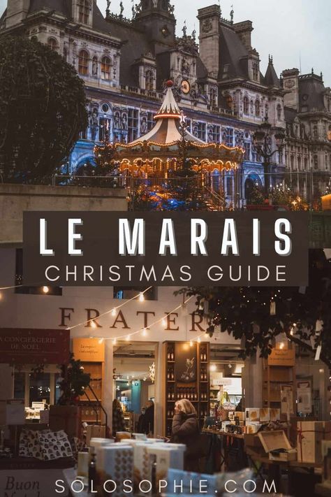 Le Marais Paris Shopping, Paris Christmas Aesthetic, Christmas In Paris Aesthetic, Paris At Christmas, Genius Movie, Paris In December, Paris December, Paris Christmas, Paris 2023