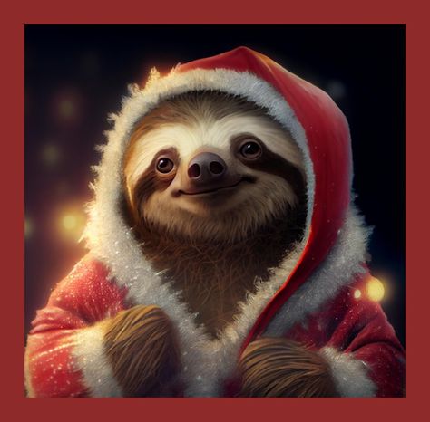 Sloth Wallpaper, Christmas Sloth, Sloth, Christmas, Quick Saves