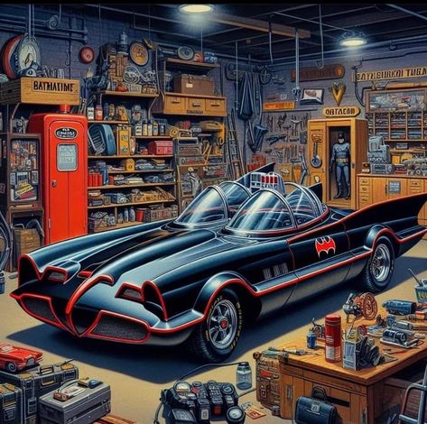 Swat Cats, Batman Art Drawing, Famous Vehicles, Bat Mobile, Batman Tv Show, Batman 1966, Marvel Heroines, Batman Batmobile, Bat Cave