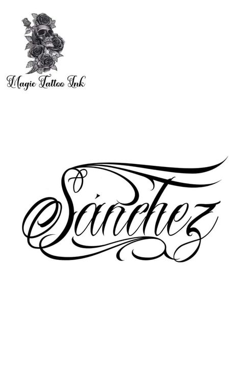 Sanchez Tattoo Last Name, Tatto Letters, Tattoo Nombres, Daniel Tattoo, Tattoo Fonts Cursive, Cursive Tattoos, Magic Tattoo, Tattoo Lettering Fonts, Weird Tattoos