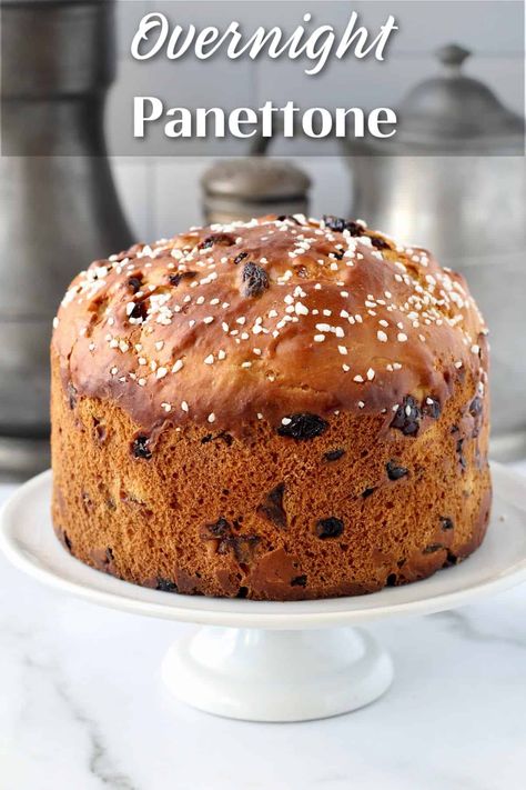 Overnight Panettone Pannetone Recipe Sourdough, Panetone Recipe, Panettone Recipes, Pandoro Recipe, Easy Panettone Recipe, Panettone Bread, Italian Panettone, Panettone Recipe, Holiday Bread