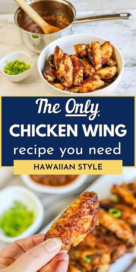 Looking for a quick and easy Air Fryer Chicken Wing recipe? You’ll love this recipe for Hawaiian Chicken Wings with homemade marinade and Hawaiian BBQ Sauce! Perfect for gameday or potlucks! | Chicken Wing Recipes | Best Wings Recipe | Chicken Wing Dinner | Chicken Wing Sauces | Recipes for Chicken Wings | How to Make Chicken Wings in the Air Fryer | How to Cook Chicken Wings | Chicken Wings Recipe Crispy | Air Fryer Recipes Chicken Dinners Hawaiian Wings, Hawaiian Chicken Wings, Wing Dinner, Chicken Wing Sauce Recipes, Hawaiian Bbq Chicken, Air Fryer Recipes Chicken Wings, Wing Sauces, Homemade Marinade, Chicken Wing Marinade