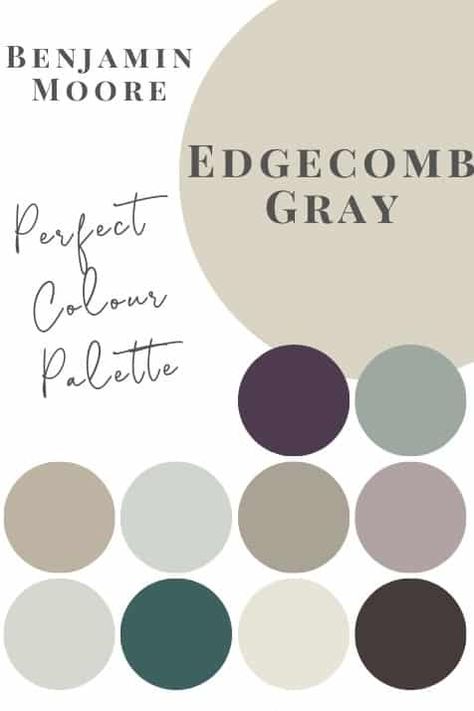 Is Benjamin Moore Edgecomb Gray Hc-173 a Good Color for My Walls? - A House in the Hills Edgecomb Gray Coordinating Green, Edgecomb Grey Bedroom, Edgecomb Gray Accent Colors, Whole House Color Palette Edgecomb Gray, Benjamin Moore Edgecomb Gray Cabinets, Edgecomb Gray Benjamin Moore Living Room, Bm Edgecomb Gray Coordinating Colors, Edgecomb Gray Coordinating Colors, Benjamin Moore Edgecomb Gray Palette