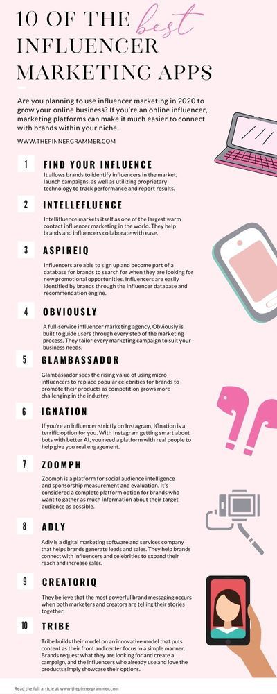 Influencer Marketing Infographic, Influencer Goals, Micro Influencer, Social Media Content Planner, Media Influence, Social Media Marketing Content, Instagram Marketing Tips, Social Media Marketing Business, Beauty Influencer