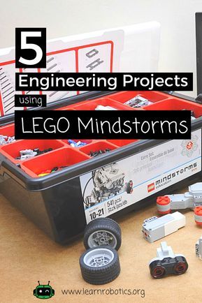 Dust off your Lego Mindstorms kit with these 5 Engineering Projects! Great for electives, extracurricular clubs, and engineering classrooms. Ev3 Projects Lego Mindstorms, Lego Ev3 Projects, Engineering Classroom, Lego Nxt, Lego Engineering, Lego Mindstorms Nxt, First Lego League, Robotics Club, Learn Robotics