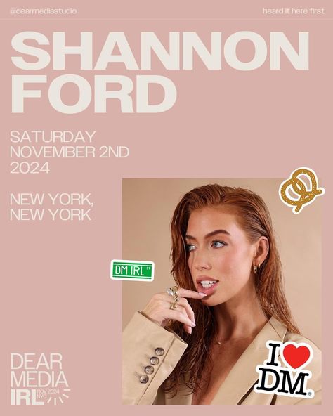 Dear Media, Shannon Ford, November 2, Link In Bio, Podcast, Ford, Media, On Instagram, Instagram