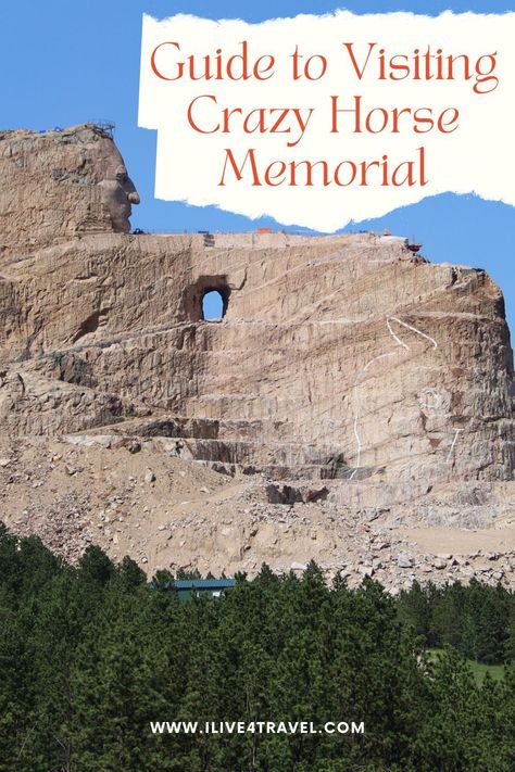 Everything you need to know about visiting Crazy Horse Memorial South Dakota.  From things to do at Crazy House Monument to the seeing Chief Crazy Horse monument up close and taking part in the Crazy Horse Volksmarch.  Get all our tips for visiting Crazy Horse in the Blackhills of South Dakota. Crazy Horse Monument, State Parks Usa, South Dakota Road Trip, South Dakota Vacation, Usa Road Trip Ideas, Crazy Horse Memorial, South Dakota Travel, Horse Memorial, Visit Utah