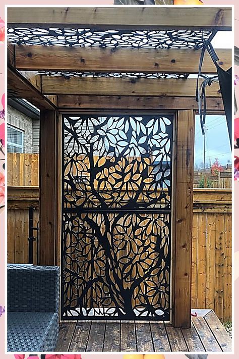 Outdoor Privacy Screens - Never miss the latest and greatest deal. Click to visit and discover more! Fence Border Landscaping, Outdoor Screen Panels, Border Landscaping, Decorative Screens Outdoor, Deck Privacy Panels, Outdoor Privacy Screens, Fence Border, Diy Privacy Screen, Privacy Ideas