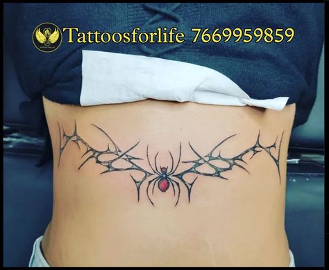 Spider Lower Back Tattoo, Spider Web Collar Bone Tattoo, Spider Chest Tattoo Female, Spider Underboob Tattoo, Tattoo Spider Web, Tattoo Spider, Tattoos 2024, Garter Tattoo, Spider Web Tattoo