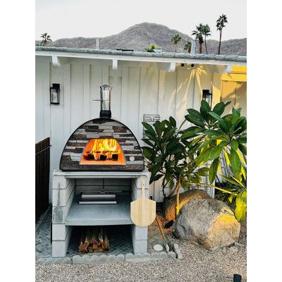 Wood oven pizza