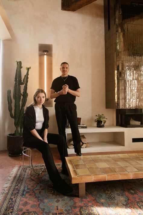 Jérémy Chaillou and Vanille Gautier - The Socialite Family Cool Interiors, Prototype Design, Socialite Family, Terracotta Floor, Duplex Apartment, Beyond Beauty, Wooden Beams, Local Design, Saint Martin