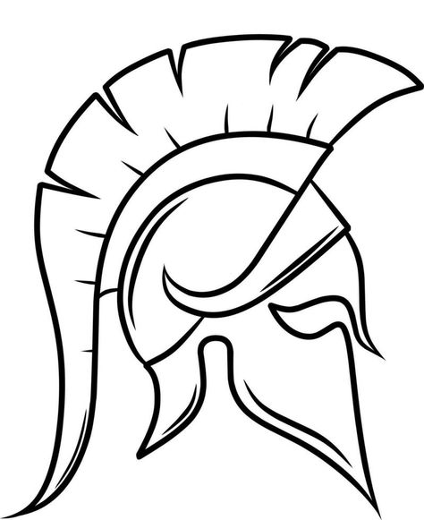 Greek Inspired Design, Gladiator Helmet Drawing, Greek Helmet Drawing, Roman Helmet Drawing, Greek Doodles, Gladiator Helmet Tattoo, Spartan Helmet Drawing, Spartan Helmet Logo, Arm Tattoos Lettering