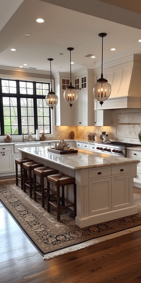 Farmhouse Kitchens 2024, Medium Kitchen Ideas, Kitchen Decor Cozy, Bedroom Ideas Interior Design, 2024 Kitchen Trends, Kitchen Trends 2024, Modern Farmhouse Kitchen Ideas, Easy Home Upgrades, Medium House