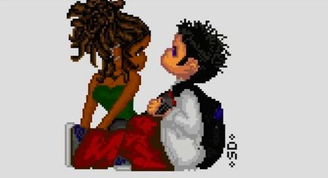 Hispanic Girl Aesthetic, Hispanic Men, Adventure Time Wallpaper, Pixel Characters, Black Couple Art, Bizarre Art, Boy Drawing, Swag Cartoon, Cute Couple Cartoon