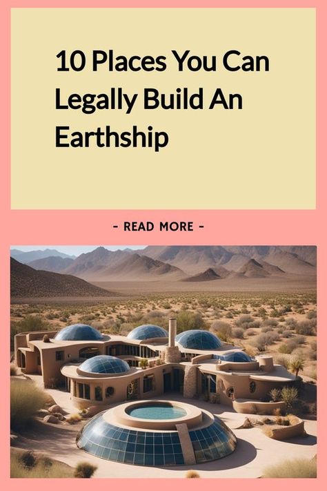 Are you dreaming of building an Earthship but don't know where you can do it legally?

This pin will show you the best places in the United States to build an Earthship, along with the specific zoning requirements you need to meet. So if you're ready to take the plunge and start living in a sustainable, off-grid home, read on! Earth Homes Underground, Aircrete Homes, Earthship Home Plans, Earthship Plans, Eco House Plans, Cheap Building Materials, Earthship Design, Earthship Biotecture, Earth Bag Homes