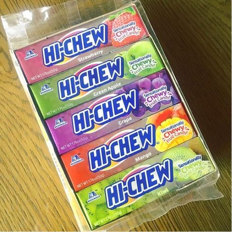 Hi Chew Aesthetic, Hi Chew Candy, Candies Aesthetic, Candy Japan, Korean Candy, Snack Basket, Chinese Candy, Junk Foods, Hi Chew