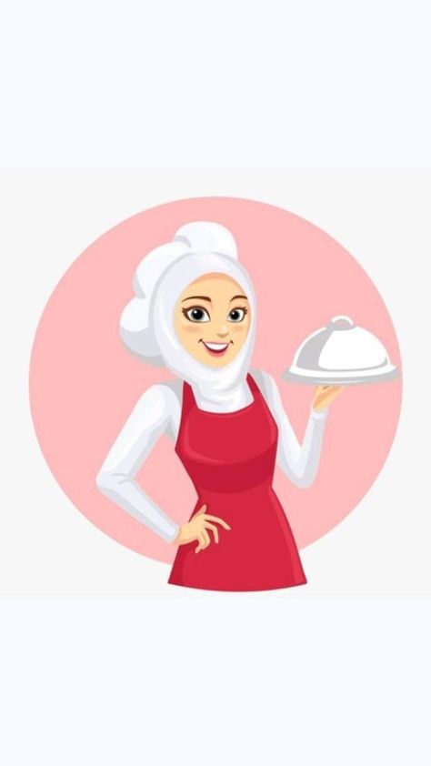 Chef Images, Thinking Pose, Cartoon Chef, Cupcake Vector, Chef Logo, Red Apron, Pink Apron, Chef Wear, Female Chef