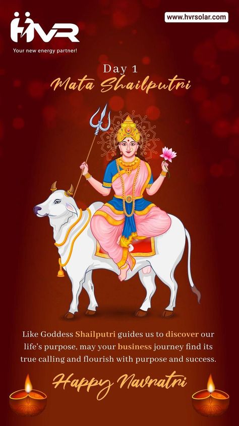 Happy Navratri Images Background, 3 Friends Quotes, Goddess Shailputri, Navratri Day 1, Spiritual Festival, Navratri Ideas, Happy Navratri Status, Navratri Devi Images, Happy Navratri Wishes