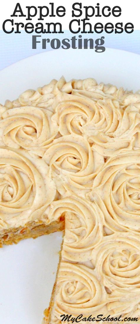 Spice Cakes, Homemade Icing, Pumpkin Spices, Fall Cake Recipes, Frosting Cake, Apple Spice Cake, Fig Cake, Apple Spice, Frosting Tips