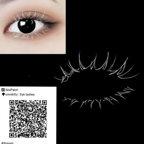 Eyelash Pen Ibispaint, Ibis Eyelashes Brush, Eyelashes Ibis Paint Code, Ibispaintx Brushes Eyelashes, Eyelashes Brush Ibis Paint, Eyelash Brush Ibispaint, Ibis Paint Brush Code Eyelash, How To Draw Eyelashes Digital, Eyelash Ibispaint Code