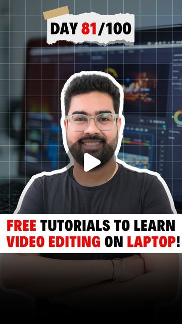 Create With Shivam | Content Creation on Instagram: "Day 81 of 100 Days Challenge!

Do you want to learn video editing for free?

If you have a laptop and you want to learn video editing softwares such as Adobe Premiere Pro, Wondershare Filmora, or Final Cut Pro, here are some free tutorials available on YouTube. Watch out the reel to know about it.

#videoediting #videoeditingtutorial #adobepremierepro #wondersharefilmora #finalcutpro #videoeditingcourse #contentcreator #contentcreation #editingtips #createwithshivam" Learn Video Editing, Wondershare Filmora, 100 Day Challenge, Days Challenge, Final Cut Pro, Adobe Premiere Pro, Editing Tutorials, Premiere Pro, 100th Day