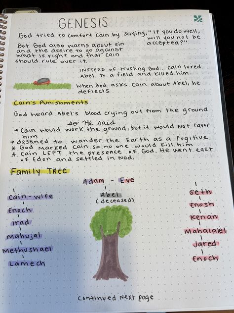 Genesis 1 Notes, Bible Notes On Genesis, Bible Study Notes Journal Exodus, Genesis Study Notes, Notes On Genesis, Genisis Bible Notes, Bible Notes Genesis, Bible Study Notes Journal Genesis, Genesis 2:3