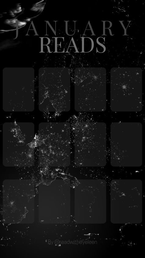 January Tbr Template, January Book Template, January Reading Template, January Reads Template, Pretty Templates, Booktok Ideas, Read Template, Book Trackers, Monthly Reading Logs