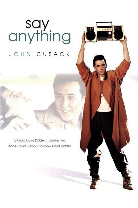 Say Anything Movie, John Cusack Movies, Lloyd Dobler, Iconic 80s Movies, 90s Films, Iconic Films, John Cusack, John Hughes, Movies Of All Time