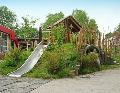 Natural Outdoor Playground, Natural Play Spaces, Playground Landscaping, Outdoor Play Space, Play Area Backyard, Outdoor Play Spaces, Backyard Kids Play Area, Natural Play, Play Garden